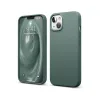 Newface iPhone 14 Kılıf First Silikon - Koyu Yeşil