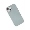 Newface iPhone 14 Plus Kılıf Asya Deri Silikon - Sierra Blue