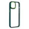 Newface iPhone 14 Plus Kılıf Dora Kapak - Haki Yeşil