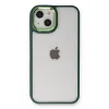 Newface iPhone 14 Plus Kılıf Dora Kapak - Haki Yeşil