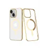 Newface iPhone 14 Plus Kılıf Element Magneticsafe Sert Kapak - Gold