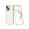 Newface iPhone 14 Plus Kılıf Element Magneticsafe Sert Kapak - Gold