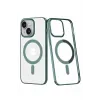 Newface iPhone 14 Plus Kılıf Element Magneticsafe Sert Kapak - Köknar Yeşili
