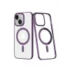 Newface iPhone 14 Plus Kılıf Element Magneticsafe Sert Kapak - Mor