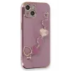 Newface iPhone 14 Plus Kılıf Esila Silikon - Mor