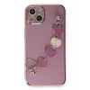Newface iPhone 14 Plus Kılıf Esila Silikon - Mor
