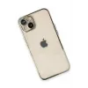 Newface iPhone 14 Plus Kılıf Razer Lensli Silikon - Gümüş