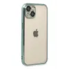 Newface iPhone 14 Plus Kılıf Razer Lensli Silikon - Yeşil