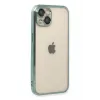 Newface iPhone 14 Plus Kılıf Razer Lensli Silikon - Yeşil