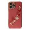 Newface iPhone 14 Pro Kılıf Esila Silikon - Kırmızı