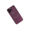 Newface iPhone 14 Pro Kılıf Jack Magneticsafe Lens Silikon - Mürdüm