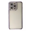 Newface iPhone 14 Pro Kılıf Joke Taşlı Silikon - Mor