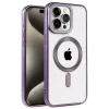 Newface iPhone 14 Pro Kılıf Kronos Magsafe Kapak - Derin Mor