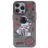 Newface iPhone 14 Pro Kılıf Prada Desenli Kapak - Prada Siyah - 1