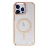 Newface iPhone 14 Pro Kılıf Room Magneticsafe Silikon - Pudra