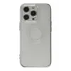 Newface iPhone 14 Pro Kılıf Santa Lens Silikon - Şeffaf