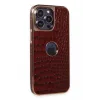 Newface iPhone 14 Pro Kılıf Snake Kapak - Bordo