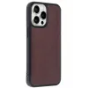 Newface iPhone 14 Pro Max Kılıf Aras Deri Kapak - Bordo