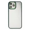 Newface iPhone 14 Pro Max Kılıf Dora Kapak - Haki Yeşil