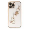 Newface iPhone 14 Pro Max Kılıf Esila Silikon - Beyaz