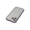 Newface iPhone 14 Pro Max Kılıf Grand Magneticsafe Kapak - Mor