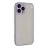 Newface iPhone 14 Pro Max Kılıf Montreal Silikon Kapak - Mor
