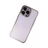 Newface iPhone 14 Pro Max Kılıf Razer Lensli Silikon - Gold