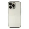 Newface iPhone 14 Pro Max Kılıf Razer Lensli Silikon - Gümüş