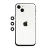 Newface iPhone 14 Shine Kamera Lens - Gümüş