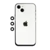 Newface iPhone 14 Shine Kamera Lens - Gümüş