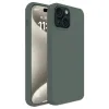 Newface iPhone 15 Kılıf First Silikon - Koyu Yeşil