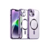 Newface iPhone 15 Kılıf Kross Magneticsafe Kapak - Mor