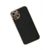 Newface iPhone 15 Kılıf Volet Silikon - Siyah