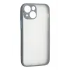 Newface iPhone 15 Plus Kılıf Montreal Silikon Kapak - Gri
