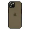 Newface iPhone 15 Plus Kılıf Montreal Silikon Kapak - Siyah