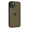 Newface iPhone 15 Plus Kılıf Montreal Silikon Kapak - Siyah