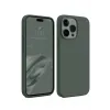 Newface Apple iPhone 15 Pro Kılıf First Silikon - Koyu Yeşil