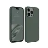 Newface iPhone 15 Pro Kılıf First Silikon - Koyu Yeşil