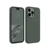 Newface Apple iPhone 15 Pro Kılıf First Silikon - Koyu Yeşil
