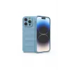Newface iPhone 15 Pro Kılıf Optimum Silikon - Sky Blue