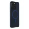 Newface iPhone 15 Pro Max Kılıf Lodos Magneticsafe Mat Kapak - Mavi
