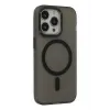 Newface iPhone 15 Pro Max Kılıf Lodos Magneticsafe Mat Kapak - Siyah