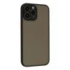 Newface iPhone 15 Pro Max Kılıf Montreal Silikon Kapak - Siyah