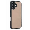 Newface iPhone 16 Kılıf Aras Deri Kapak - Pudra