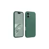 Newface iPhone 16 Kılıf First Silikon - Koyu Yeşil