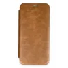 Newface iPhone 16 Kılıf Flip Cover - Taba