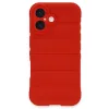 Newface iPhone 16 Kılıf Optimum Silikon - Kırmızı