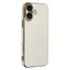 Newface iPhone 16 Kılıf Volet Silikon - Beyaz