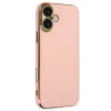 Newface iPhone 16 Kılıf Volet Silikon - Pembe
