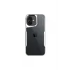 Newface iPhone 16 Plus Kılıf Boyi Silikon Kapak - Gümüş